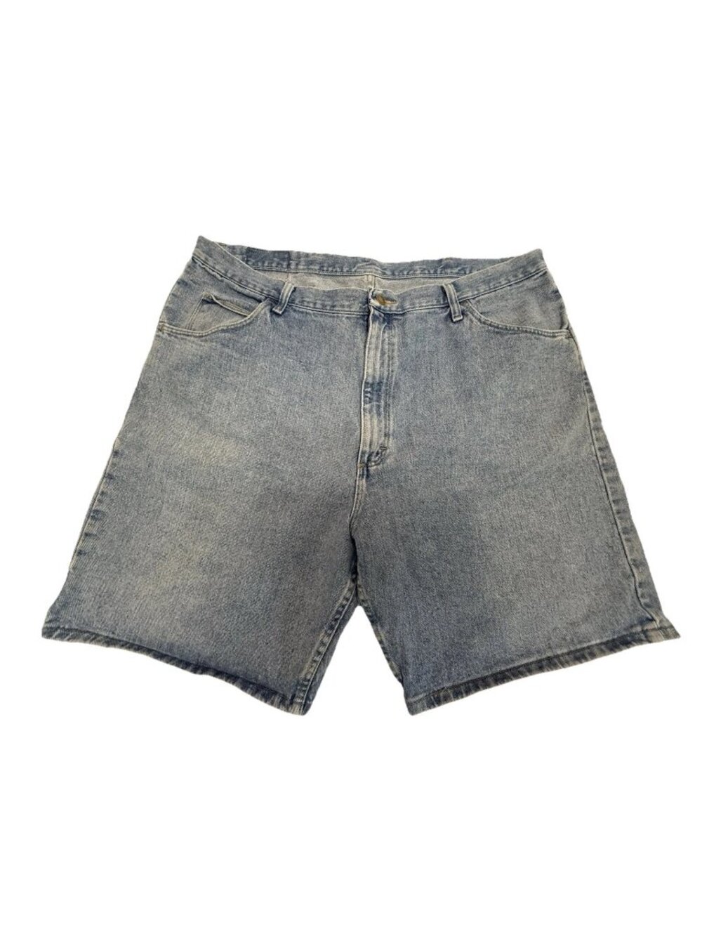 Wrangler Authentics Men 42x15 Light Wash Denim Jean Shorts Relaxed Fit